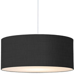 Stretch Pendant - Satin Nickel / Black