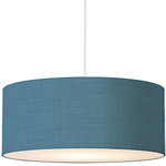 Stretch Pendant - Satin Nickel / Turquoise