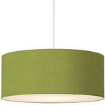 Stretch Pendant - Satin Nickel / Avocado