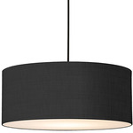 Stretch Pendant - Weathered Brass / Black