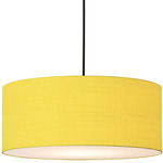 Stretch Pendant - Weathered Brass / Mustard