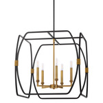 Bishop Pendant - Brushed Brass / Matte Black