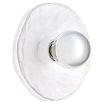 Del Ray Wall Sconce - Brushed Brass / Studio White