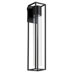 Delgado Color-Select Outdoor Wall Light - Matte Black / Clear