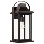 Downey Outdoor Wall Light - Bronze / Clear