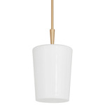 Goodwin Pendant - Aged Brass / Opal