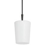 Goodwin Pendant - Matte Black / Opal