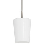 Goodwin Pendant - Satin Nickel / Opal