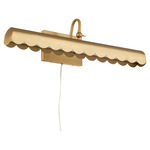 Karnes Color-Select Picture Light - Aged Brass / White