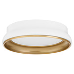 Legend Shade Kit - Brushed Brass / White