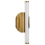 Ola Color-Select Wall Sconce - Brushed Brass / White