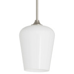 Raymond Pendant - Satin Nickel / Opal
