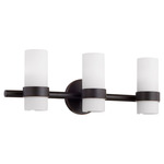 Sojourn Bathroom Vanity Light - Bronze / White