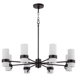 Sojourn Chandelier - Bronze / White