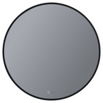 Soleil Color-Select LED Mirror - Matte Black / Mirror