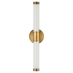 Vaden Color-Select Wall Sconce - Brushed Brass / Acrylic