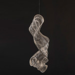 Genesis Floating Knit Suspended Sculpture - Stainless Steel