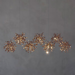 Argent Mon Bijou LED Linear Pendant - White / Sunset Rose