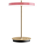 Asteria Move Portable Table Lamp - Brass / Nuance Rose / Nuance Rose