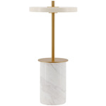Asteria Move Mini Portable Table Lamp - Brass / White Marble