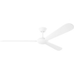 Pod Smart Ceiling Fan - Matte White / Matte White / Matte White