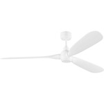 Valiant Smart Ceiling Fan - Matte White / Matte White / Matte White
