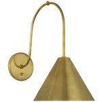 Malia Wall Sconce - Hand-Rubbed Antique Brass