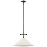 Soren Pendant - Bronze / Silk Pleated