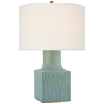 Aviva Table Lamp - Volcanic Turqouise / Linen