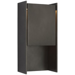 Align Shielded Outdoor Wall Light - Blackened Stainless