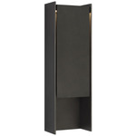 Align Shielded Outdoor Wall Light - Blackened Stainless