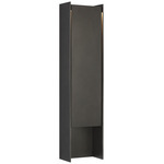 Align Shielded Outdoor Wall Light - Blackened Stainless