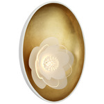 Petaluma Wall Sconce - Gild / Etched Glass