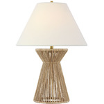 Antigua Table Lamp - Natural Abaca / Linen