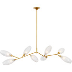 Toscano Linear Chandelier - Gild / Frosted