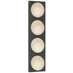 Dichotomy Linear Wall Sconce - Bronze / Alabaster