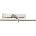 Axis Pivoting Library Wall Light - Polished Nickel