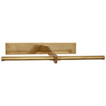 Axis Pivoting Library Wall Light - Antique Burnished Brass