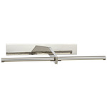Axis Pivoting Library Wall Light - Polished Nickel
