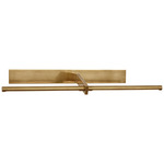 Axis Pivoting Library Wall Light - Antique Burnished Brass