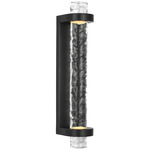 Theron Wall Sconce - Bronze / Clear Wavy