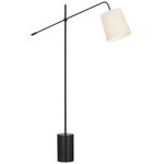 Frederick Pivoting Floor Lamp - Bronze / Linen
