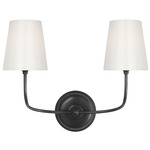 Vendome Glass Bathroom Vanity Light - Bronze / White Glass