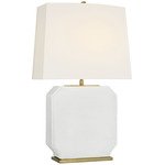 Monique Table Lamp - Venetian White / Linen