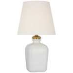 Josy Cordless Table Lamp - Venetian White / Linen