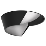 Aether Atomic 1 inch Round Trimless Wall Wash - Black
