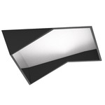 Aether Atomic 1 inch Square Trimless Wall Wash - Black