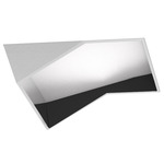 Aether Atomic 1 inch Square Trimless Wall Wash - White
