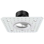 Aether 2 inch Round Trimless Adjustable Downlight - White