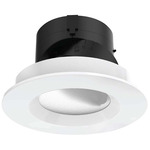Aether 2 inch Round Adjustable Downlight with Trim - White